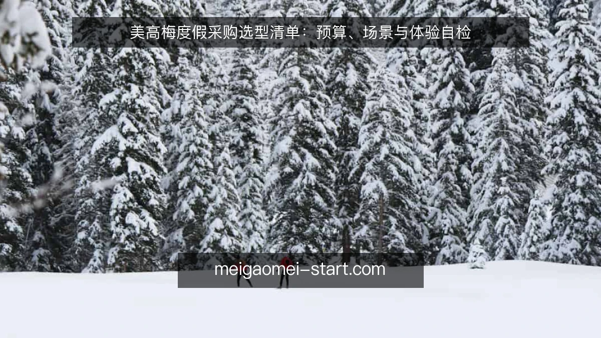 美高梅度假采购选型清单：预算、场景与体验自检